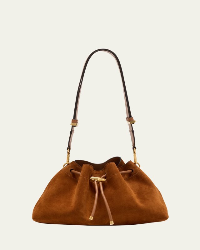 The Cinch Suede Shoulder Bag