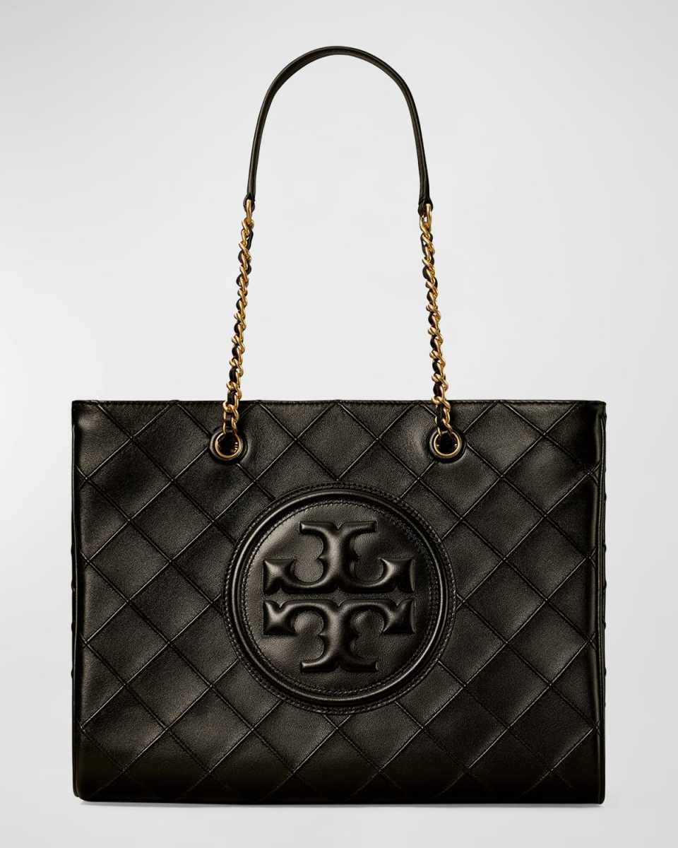 Fleming Quilted Chain Tote Bag