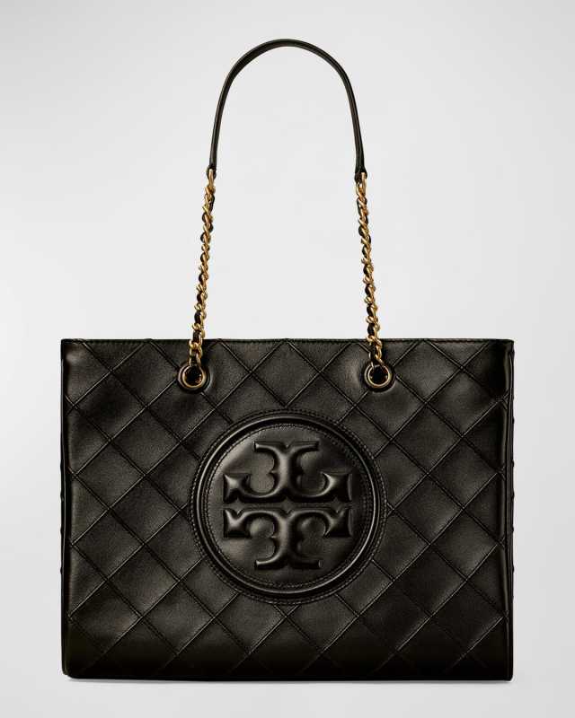 Fleming Quilted Chain Tote Bag