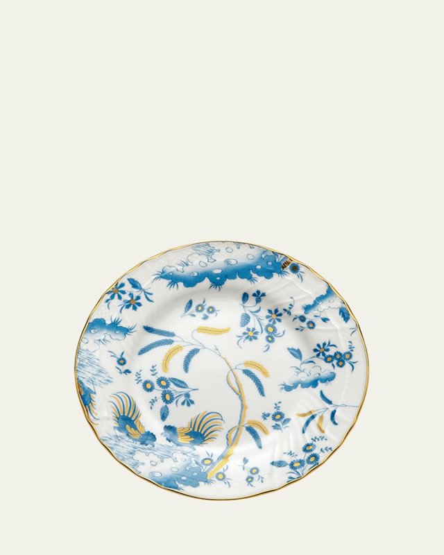 Oro Di Doccia Turchese Bread Plate