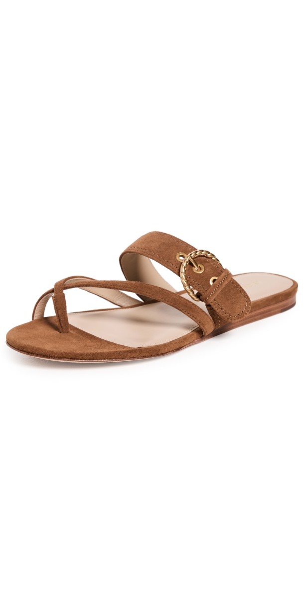 Veronica Beard Salva 3 Sandals Caramel