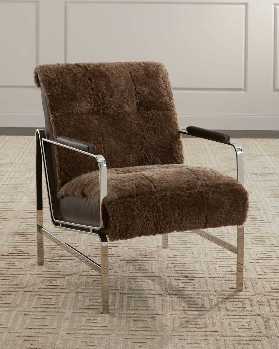 Trixie Shearling Accent Chair