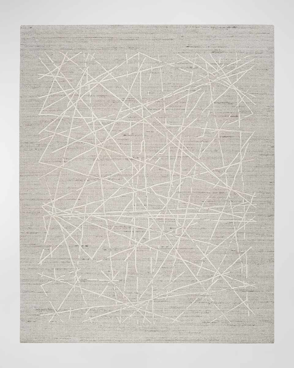 Wander Hand-Woven Taupe Rug, 9' x 12'