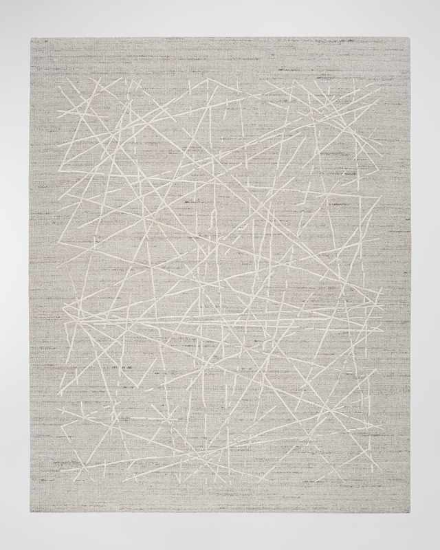 Wander Hand-Woven Taupe Rug, 9' x 12'