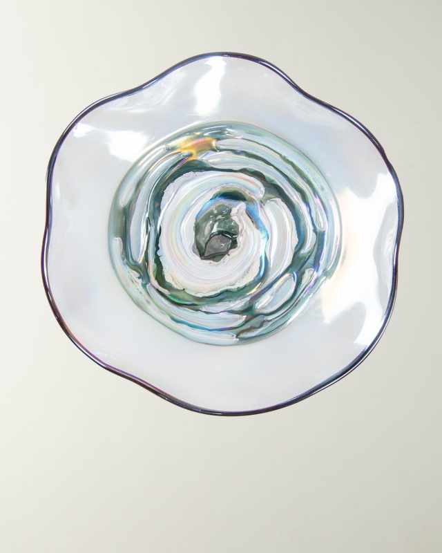 Cavalier White Gray Wall Dcor - 9" x 3" x 9"