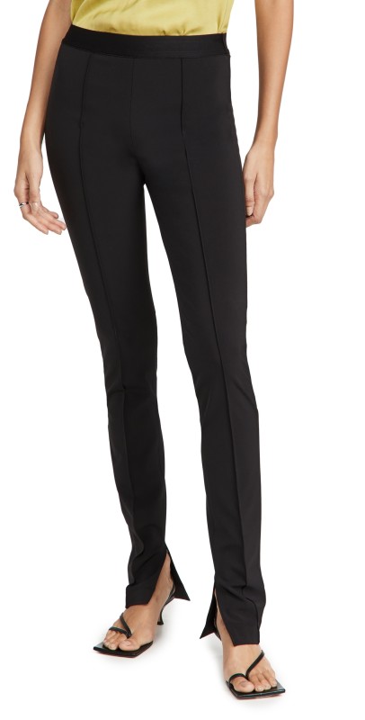 Helmut Lang Slit Leggings Black