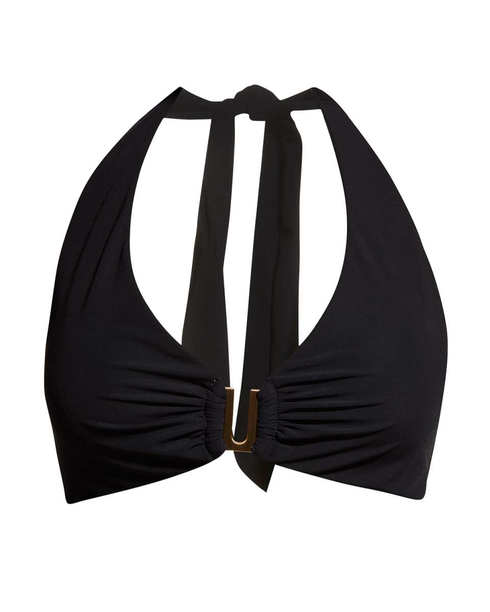 Jetset Halter Bikini Top (D-DD Cup