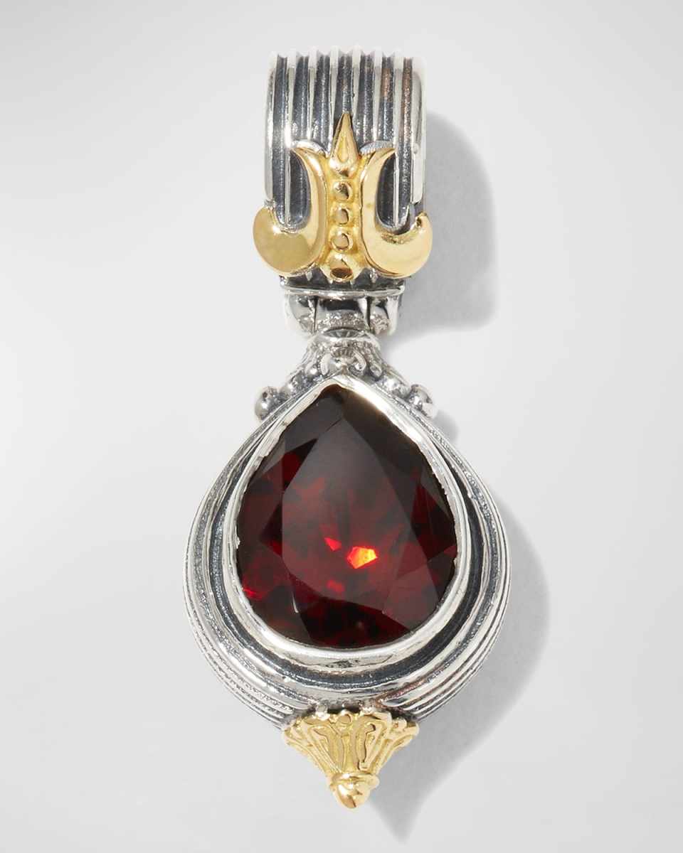 Two-Tone Rhodalite Pendulum Pendant