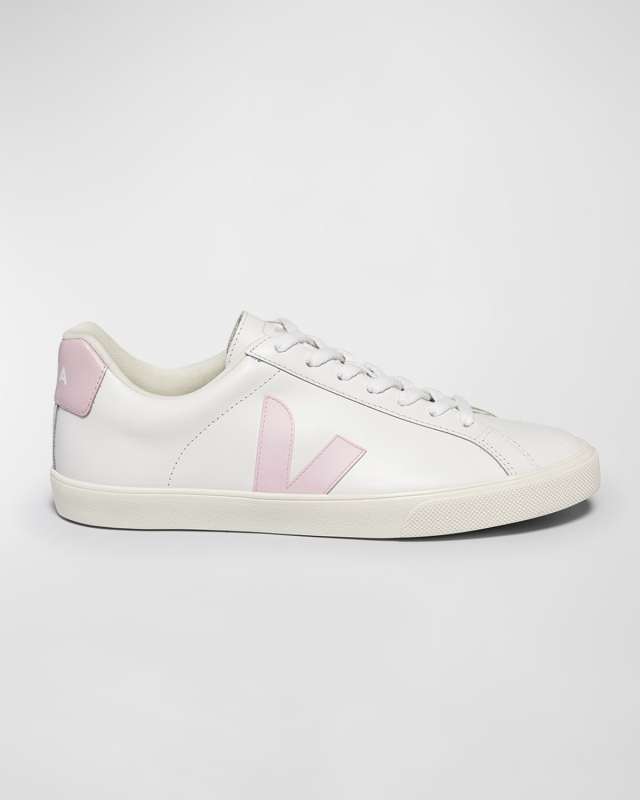 Esplar Bicolor Leather Low-Top Sneakers