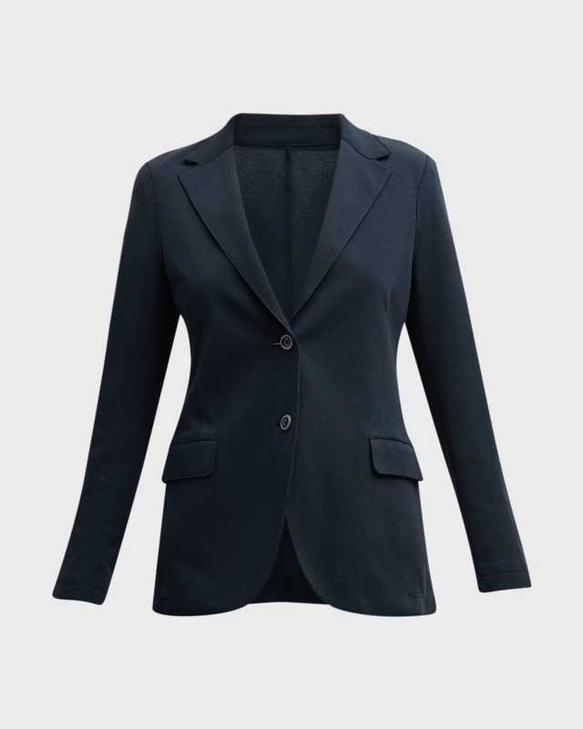 Double-Vented Single-Breasted Blazer