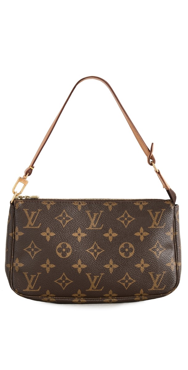 What Goes Around Comes Around Louis Vuitton Monogram AB Pochette Accessories V2 Brown