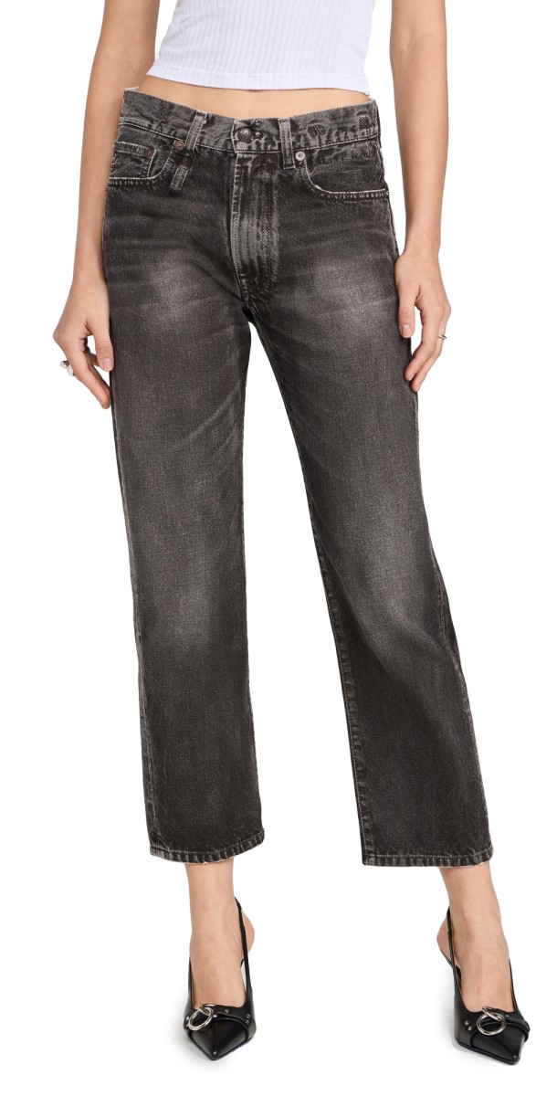 R13 Boyfriend Jeans Mud Grey