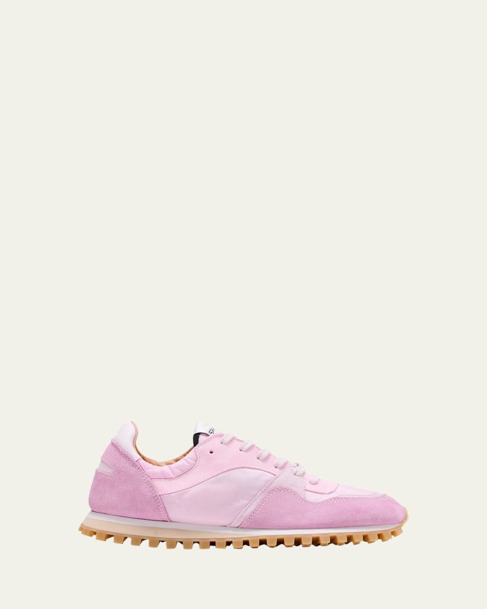 Colorblock Suede Runner Sneakers
