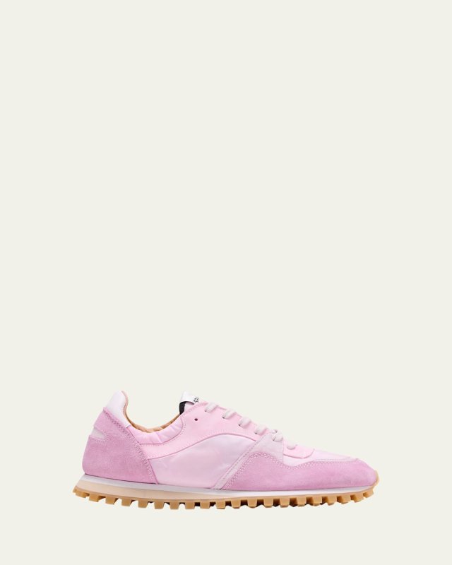 Colorblock Suede Runner Sneakers