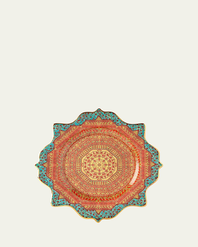 Tabriz Dessert Plates, Set of 4