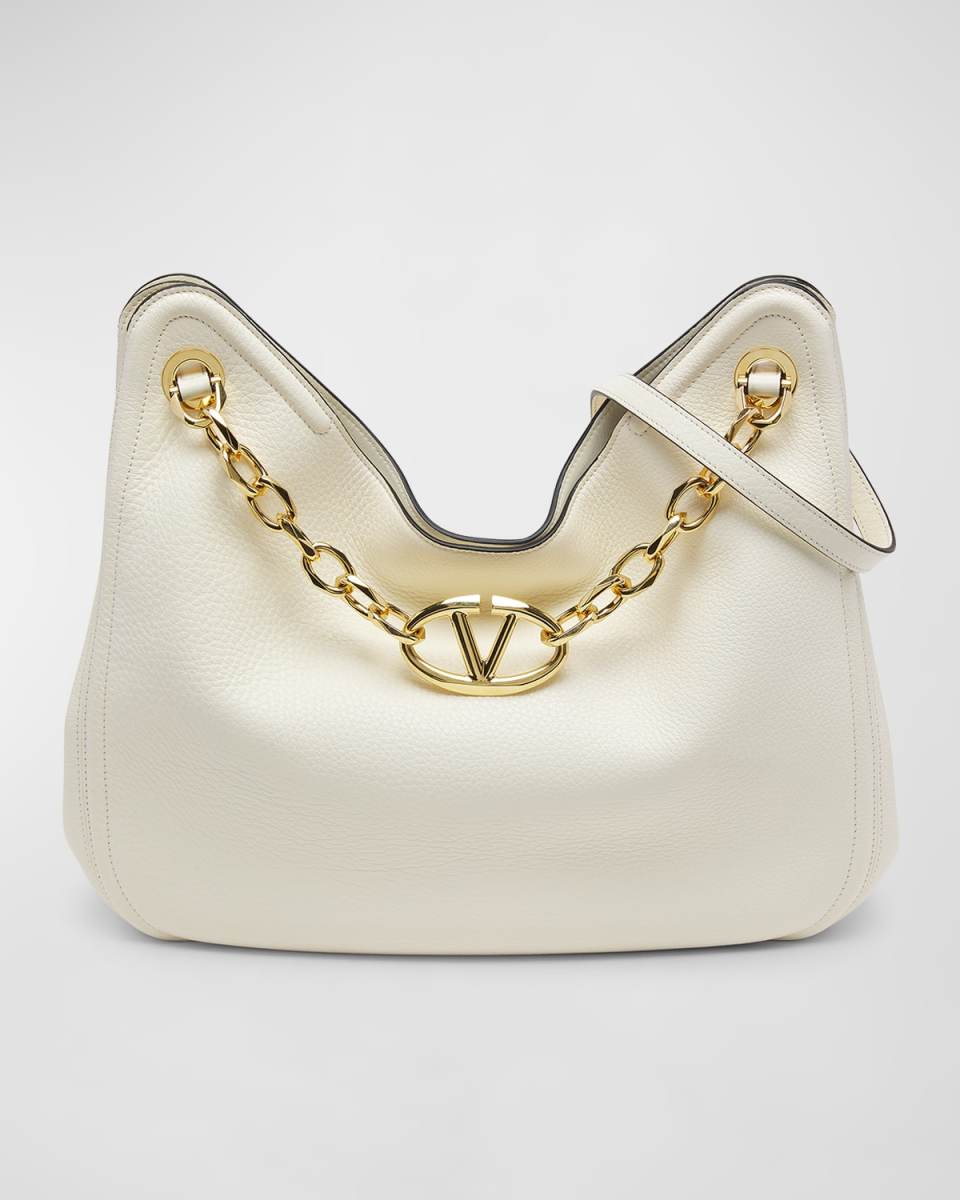 VLOGO Moon Leather Tote Bag