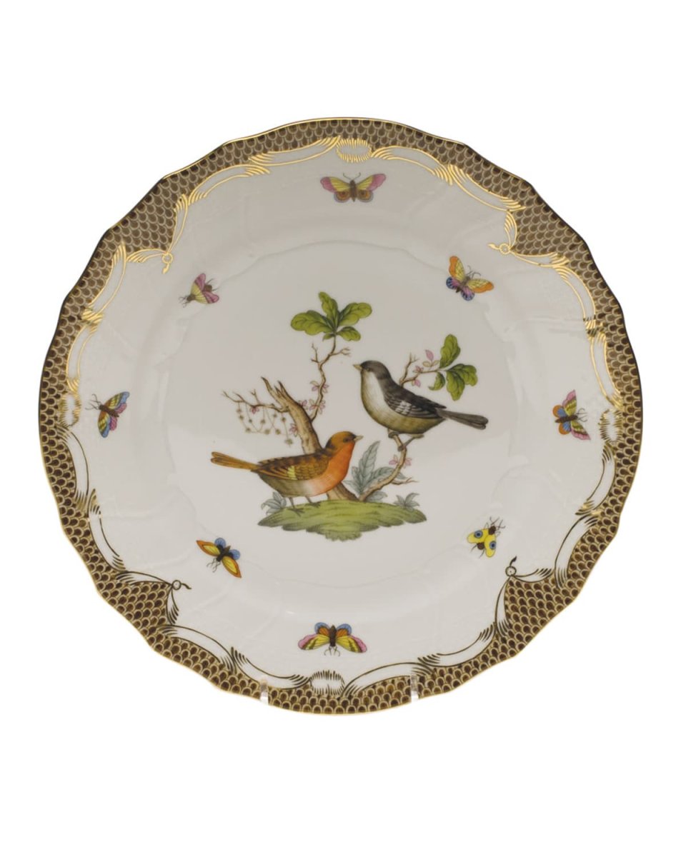 Rothschild Bird Brown Motif 05 Dinner Plate