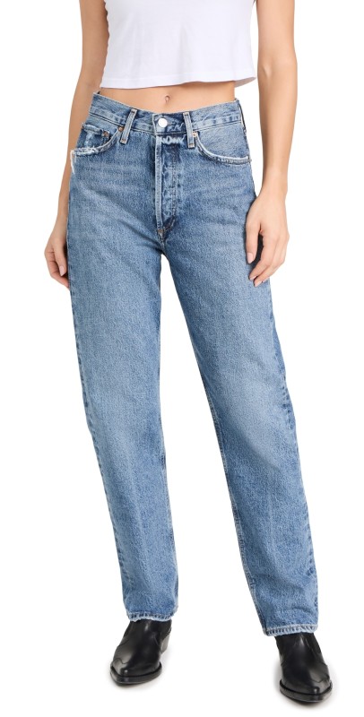AGOLDE 90s Mid Rise Straight Jeans Hooked