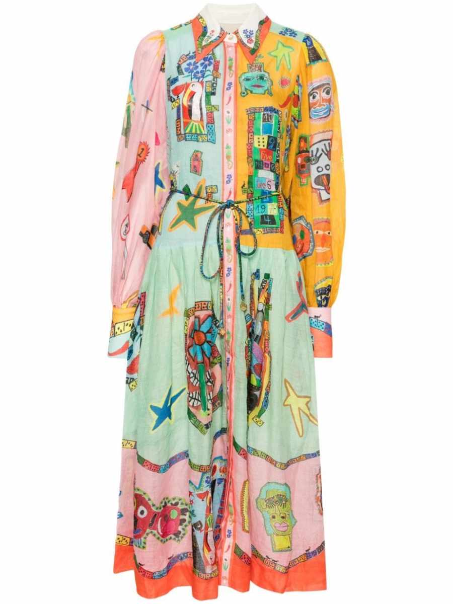 Players pleated shirt dress