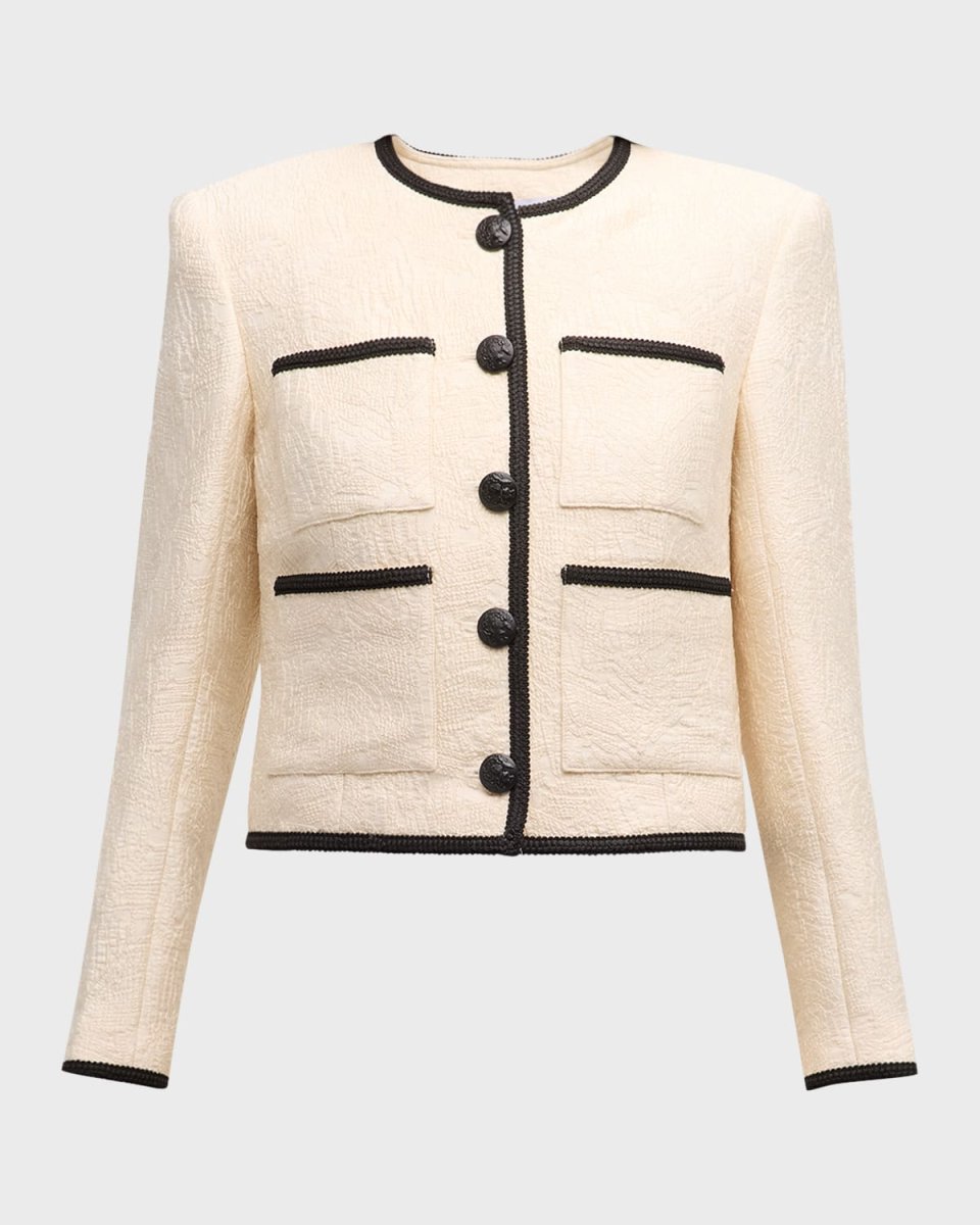 Darla Tailored Jacquard Jacket