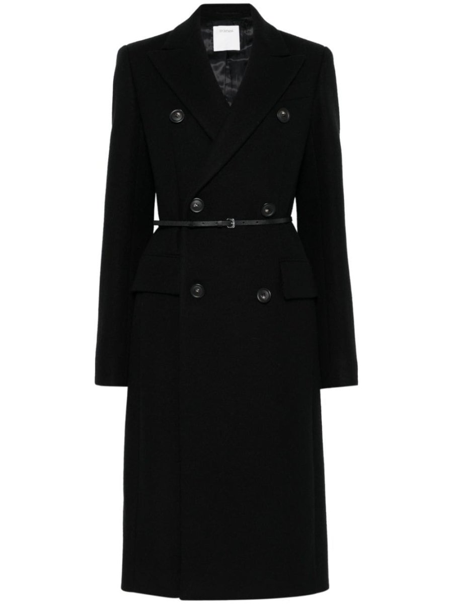 double-breasted coat