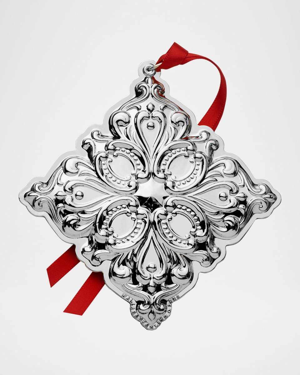 2024 Sterling Silver Grande Baroque Snowflake Christmas Ornament, 27th Edition