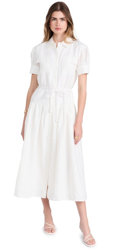 Tanya Taylor Carrington Dress Off White