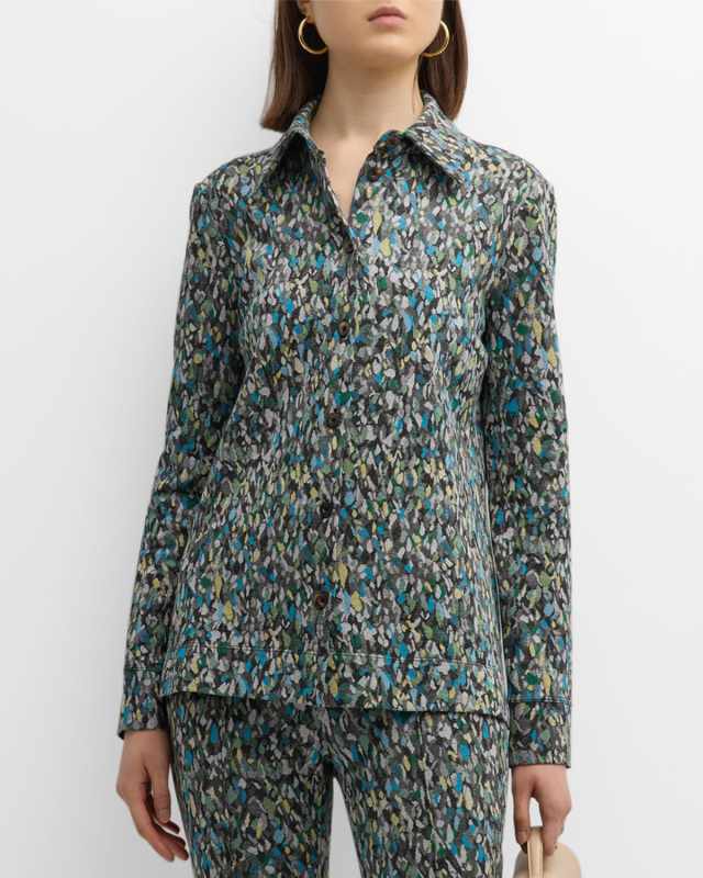 Foam Interlock Collared Shirt