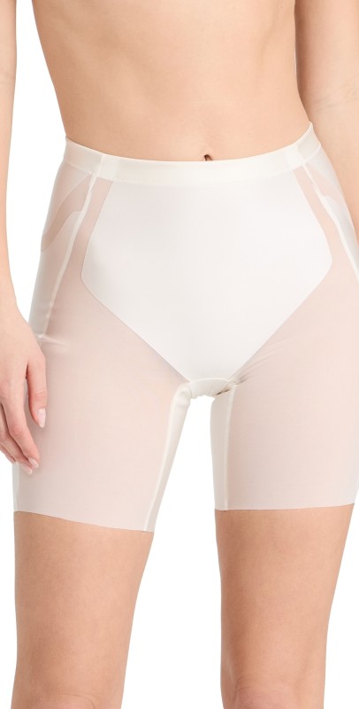 SPANX SPANXshape Booty-Lifting Mid-Thigh Short Linen