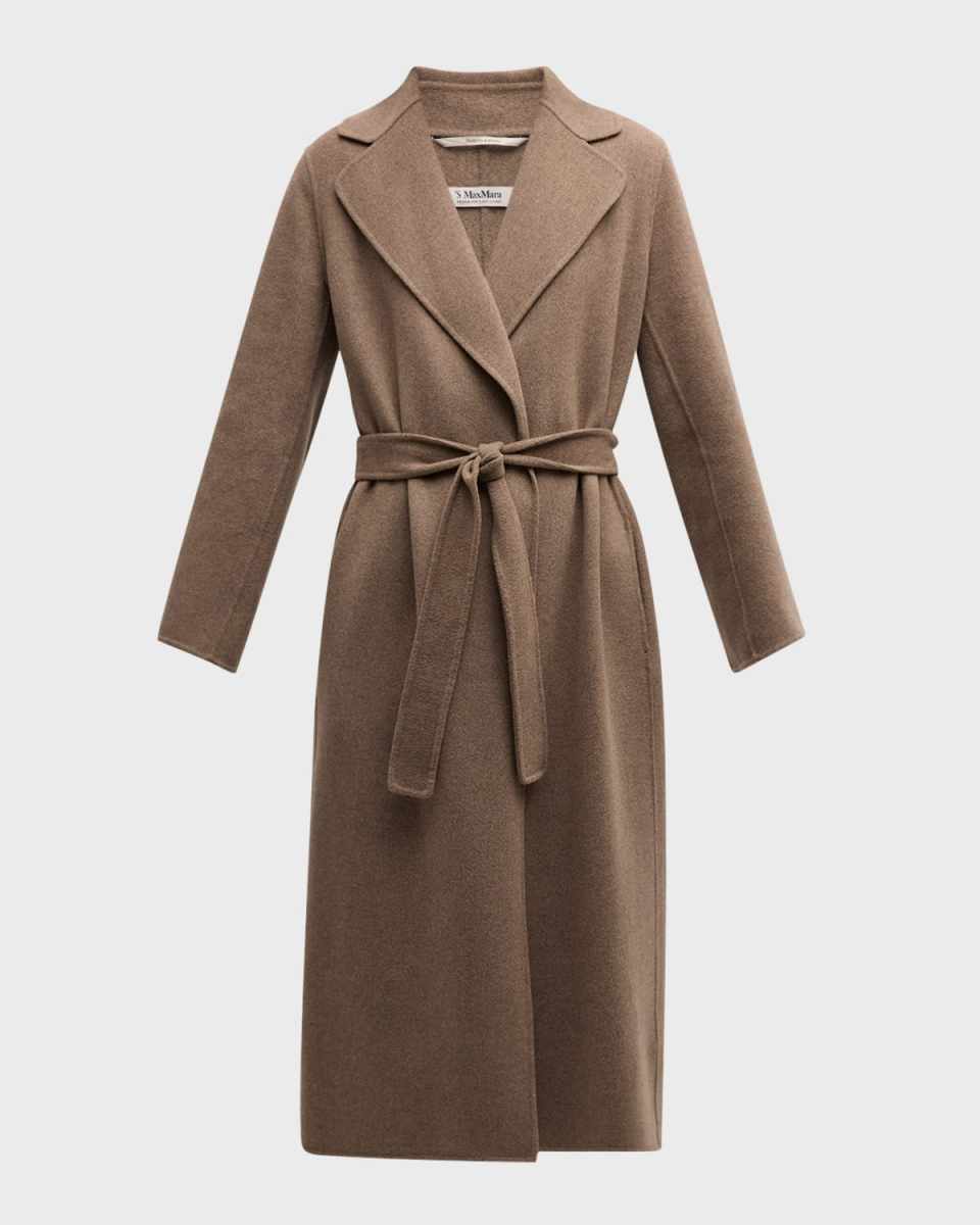 Poldo Wool Long Wrap Coat