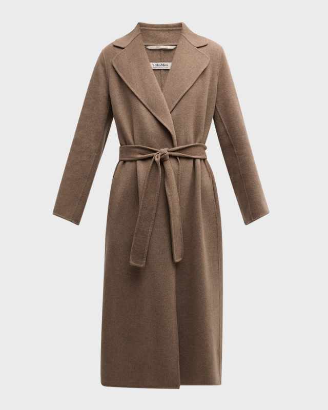 Poldo Wool Long Wrap Coat