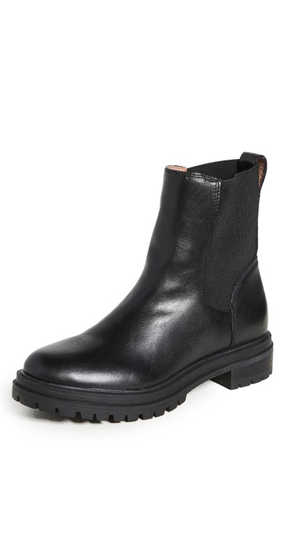 Madewell The Bradley Chelsea Lugsole Boots True Black