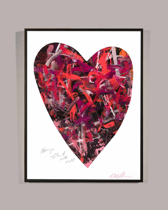 Always Start With Heart' Wall Art on Canvas