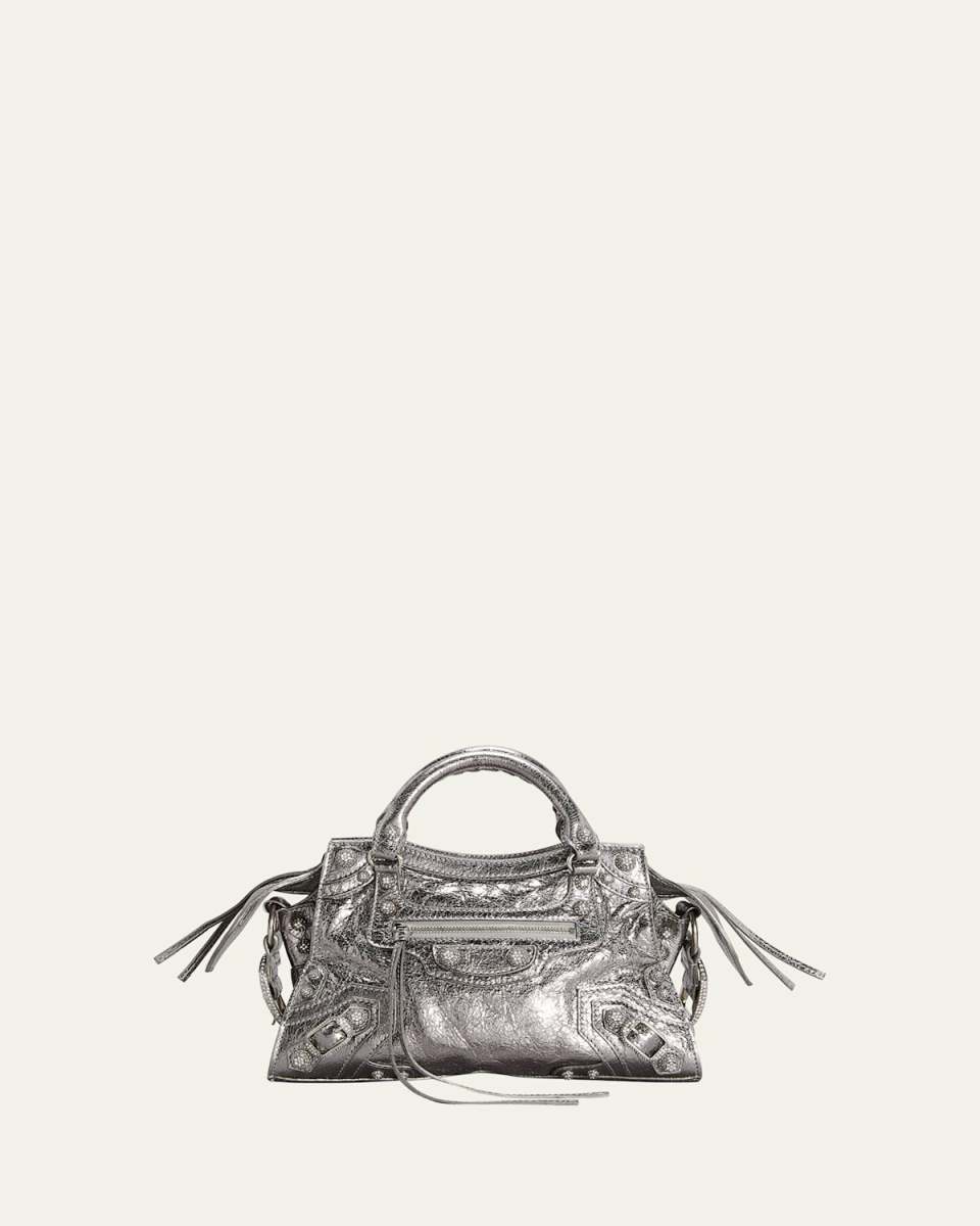 Neo Cagole XS Metallic Strass Top-Handle Bag