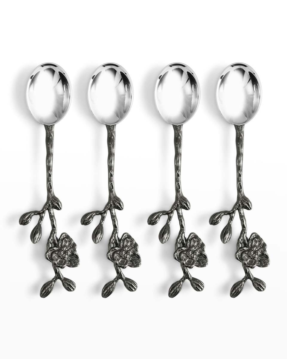 Black Orchid Hors d'Oeuvres Spoon Set