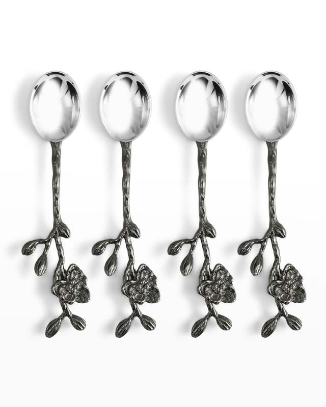 Black Orchid Hors d'Oeuvres Spoon Set