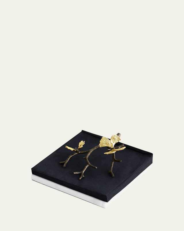 Butterfly Ginkgo Dinner Napkin Holder