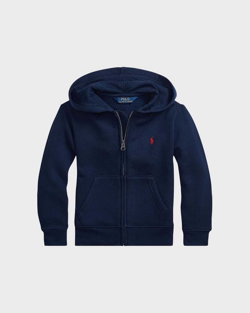 Boy's Knitted Fleece Hoodie, Size 2-7