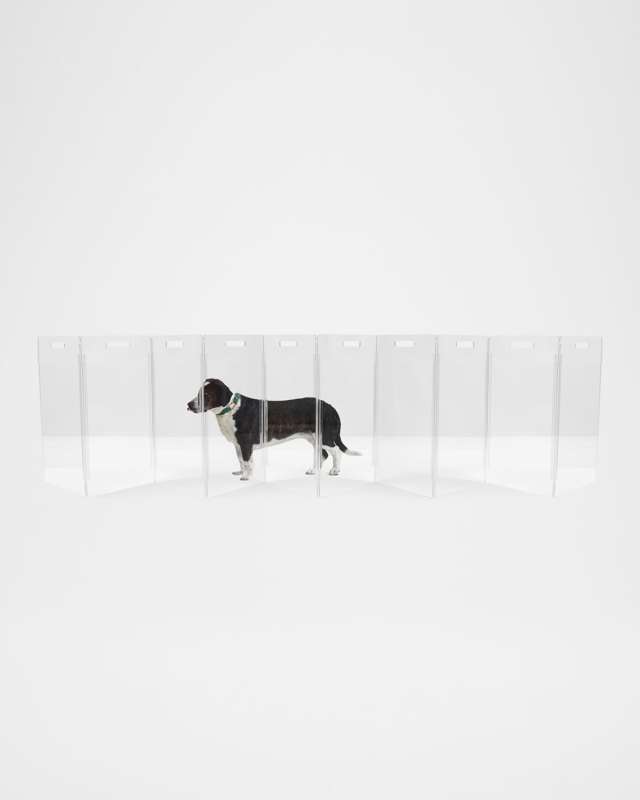 Low Zig Zag Pet Gate, 10 Panels