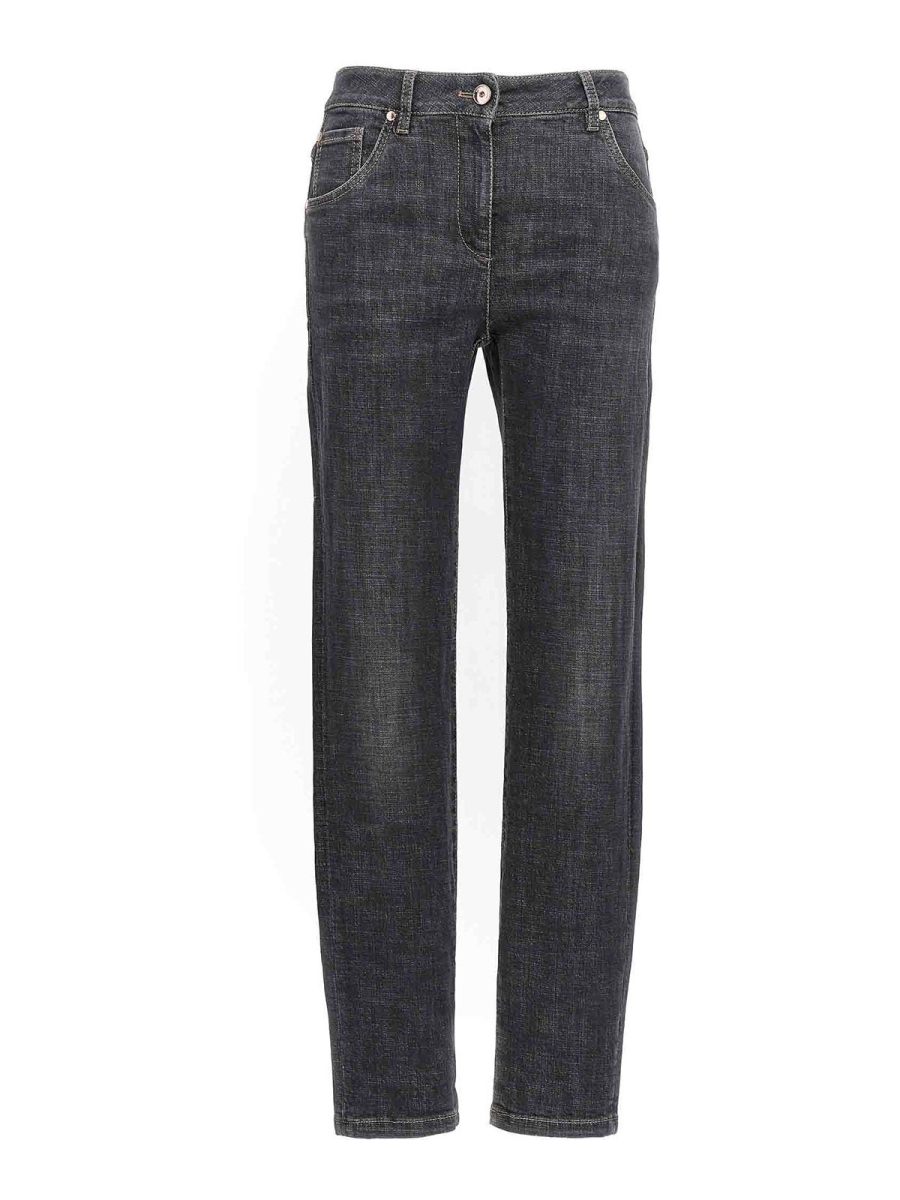 Brunello Cucinelli Jean Bootcut - Noir