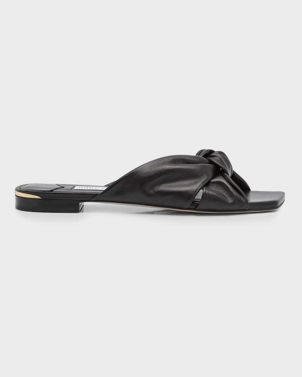 Avenue Crisscross Flat Slide Sandals