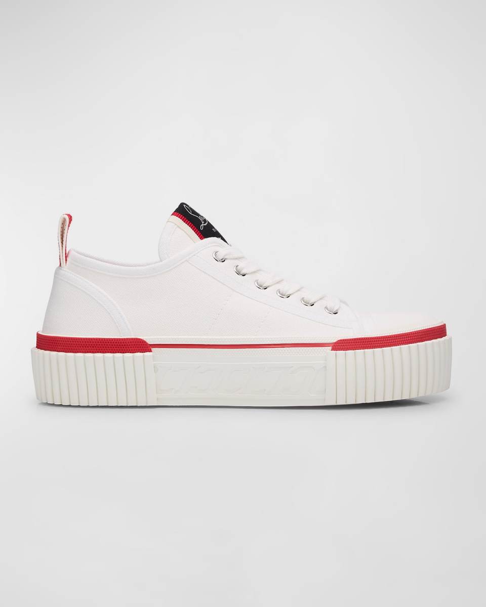 Super Pedro Low-Top Red Sole Sneakers