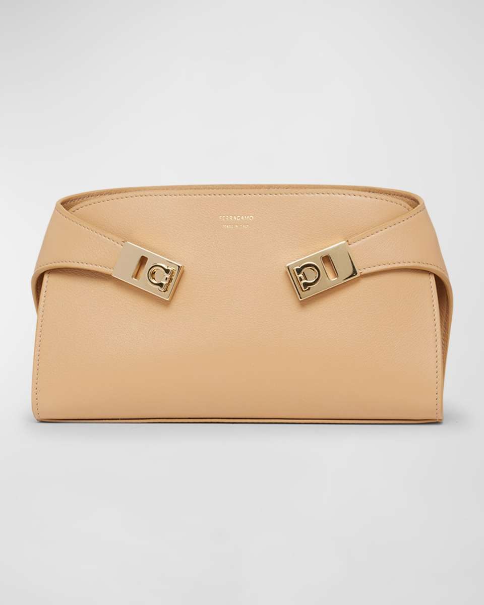 Mini Hug Leather Crossbody Bag