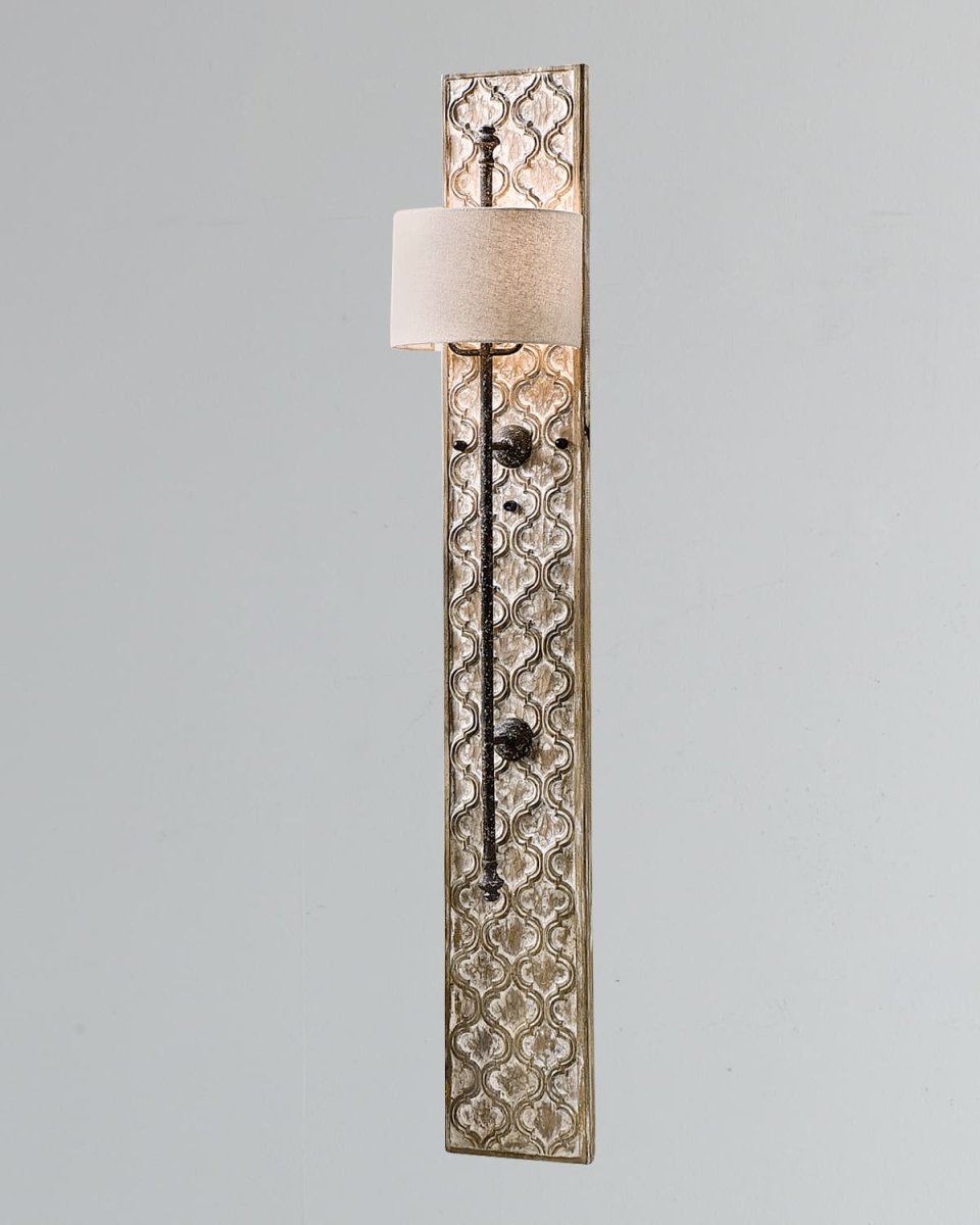 Carved Panel Sconce