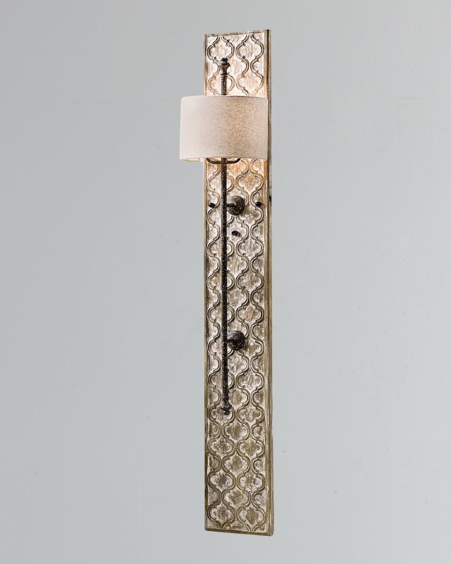 Carved Panel Sconce