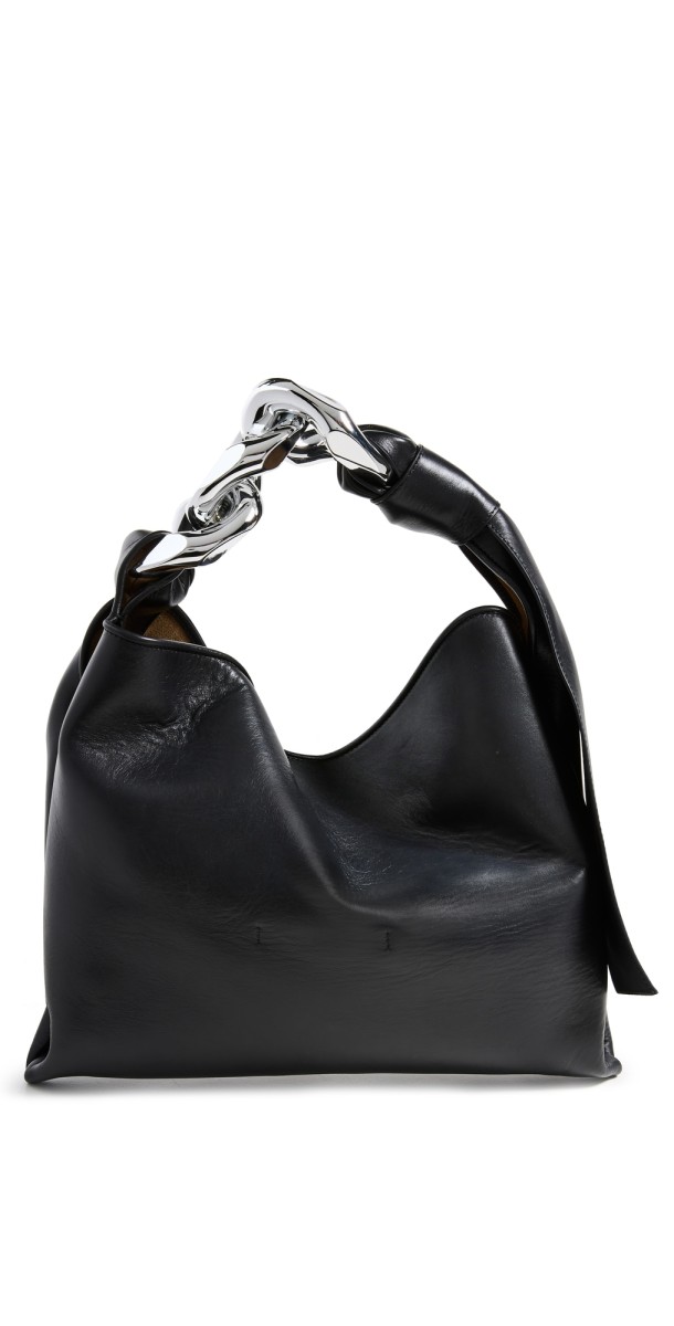 JW Anderson Small Chain Hobo Bag Black