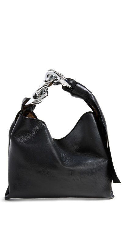JW Anderson Small Chain Hobo Bag Black