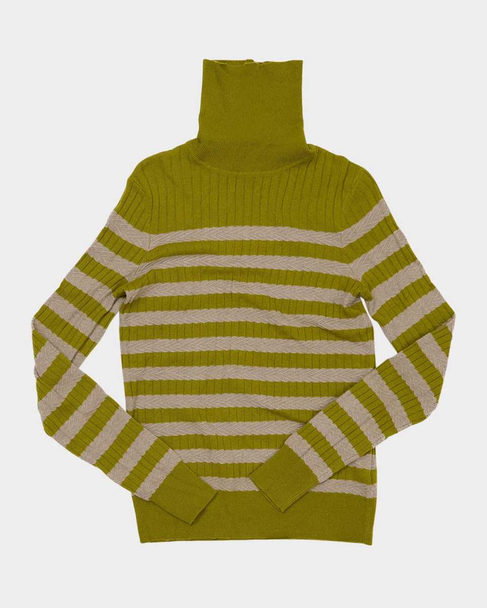Morrissey Striped Turtleneck Rib Sweater