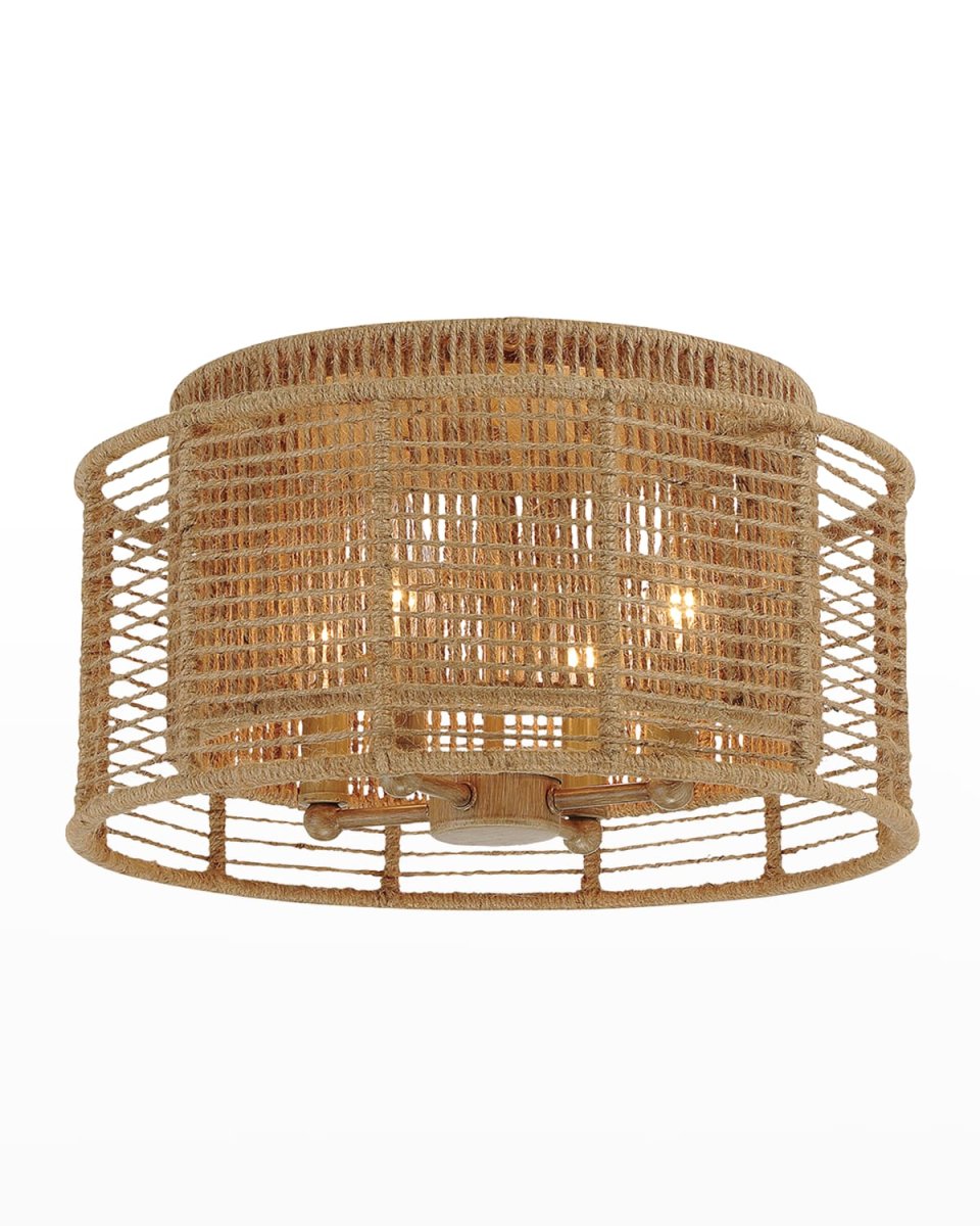Jayna 4-Light Burnished Silver Ceiling Mount