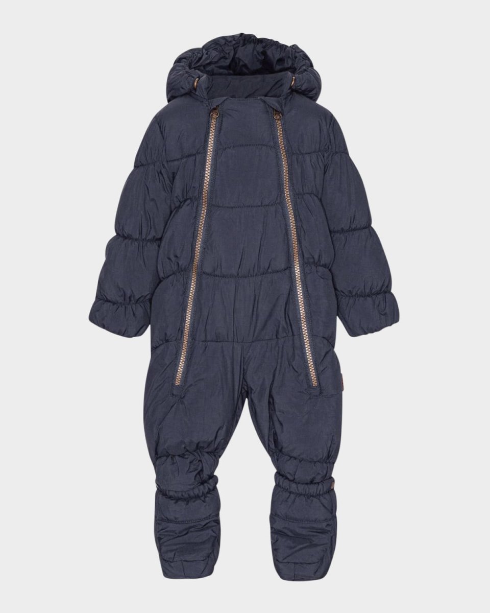 Boy's Hebe Puffer Bunting Suit, Size Newborn-